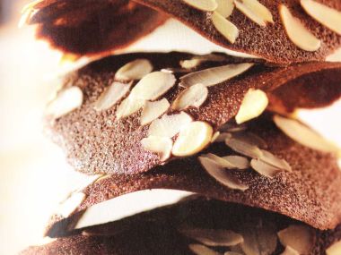 Čokoládové placičky s mandlemi