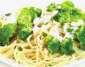 Špagety s brokolicí a sýrem cottage
