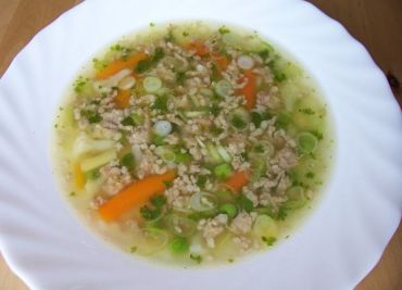 Recept Blesková polévka z mletého masa