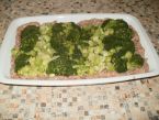 Zapečená brokolice s mletým masem