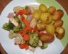 Kuřecí prsa v zelenině s bramborem