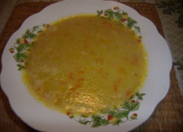 Mrkvová polévka s brambory