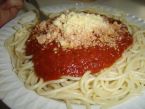 Špagety s drůbežími jatýrky