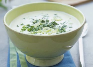 Krémová polévka s bylinkami