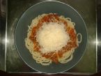 Recept Špagety s pikantním hovězím masem