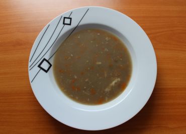 Čočková polévka s mrkví