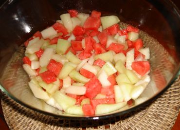 Melounový letní salát