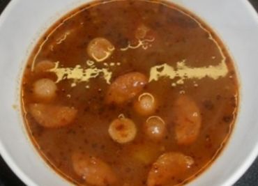 Houbovo-gulášová polévka