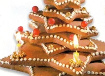 Vánoční perníkové stromečky - 8 kousků