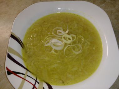 Pórková polévka s kuskusem