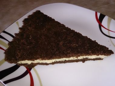 Karobový dortík s tvarohem