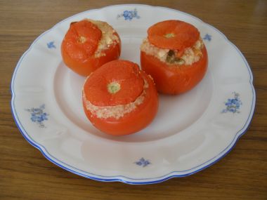 Pečená rajčata s kuskusem