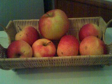 Pečená jablíčka.