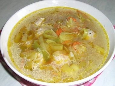 Pórková polévka s droždím - dia 7 S