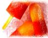 Melounové nanuky - červenožluté