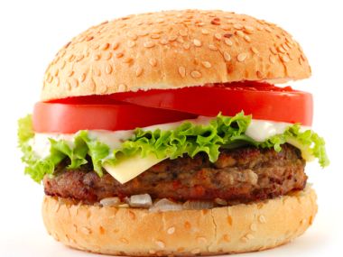 Vegetariánský burger z červených fazolí