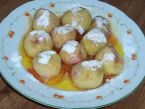 Ovocné bramborové knedlíky