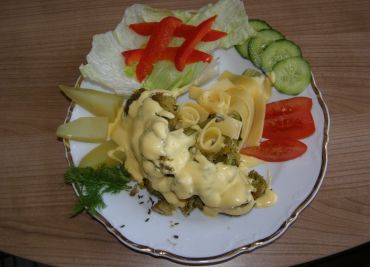 Sýrová omáčka na květák a brokolici, sýrová polévka