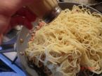 Zapečené špagety s nivou