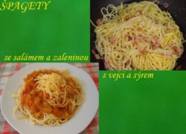 Dva naše recepty na špagety