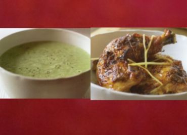 Sváteční oběd 19 - Pórková polévka a Thajské kuře