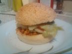Lososový burger