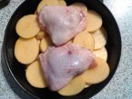 Božské kuře (kuře pečené se směsí smetany a zeleniny)