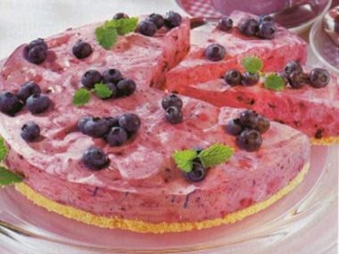 Borůvkový dort - bezlepkový