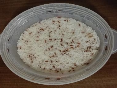 Rýže z parního hrnce