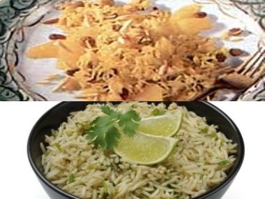 Rýže - Kari s pomerančem a Indická s limetkou