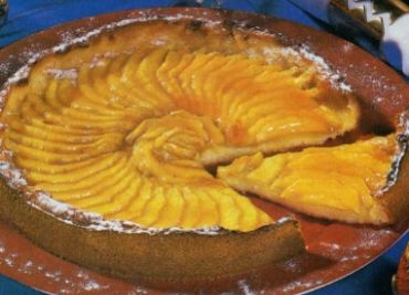 Mangový koláč - snadný recept