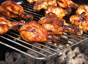Marinované kuře na grilu