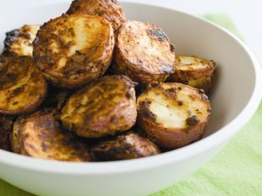Recept Pečené brambory s dijonskou hořčicí