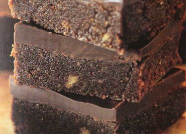 Nepečené čokoládové řezy