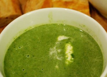 Špenátová polévka recept