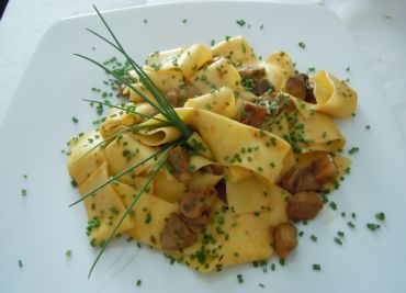 Pappardelle s hříbky