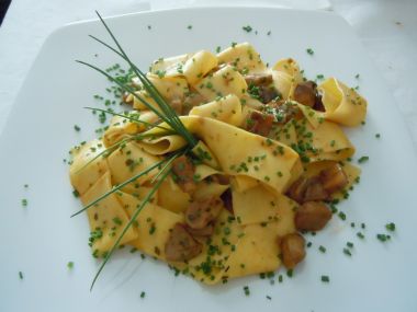 Pappardelle s hříbky