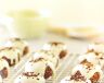 Nepečené čokoládové cookies s polevou