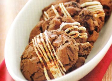 Pikantní cookies s úlomky čokolády