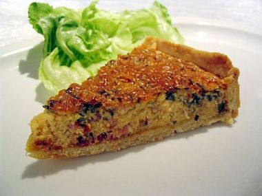 Zeleninovo-sýrový quiche