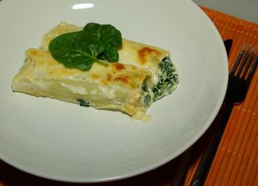 Špenátové cannelloni