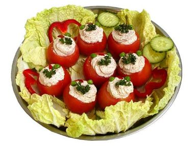 Recept Plněná rajčata