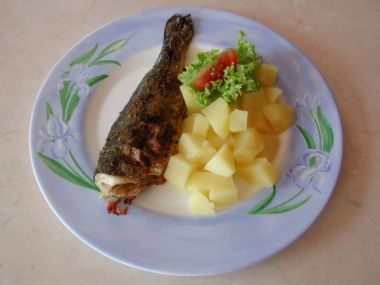 Recept Pečení nadívaní pstruzi