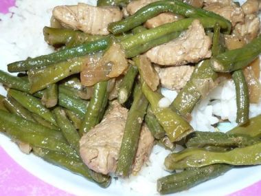 Recept Kuře s fazolkami