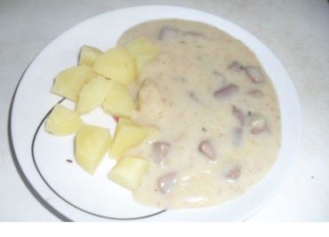 Játra s mandarinkami a omáčkou z nivy