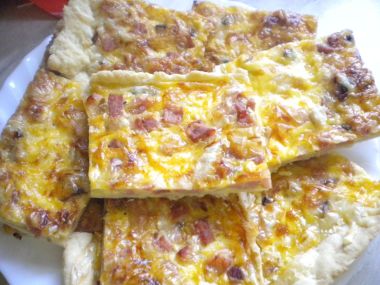 Recept Šunkový koláč