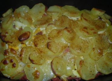 Pečené brambory s nivou