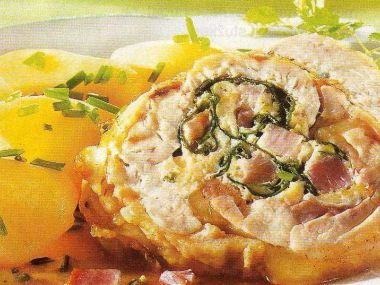 Recept Kuřecí roláda se žampiony
