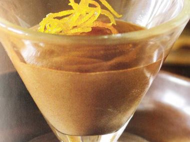 Čokoládovopomerančový mousse