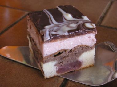Recept Višňové řezy